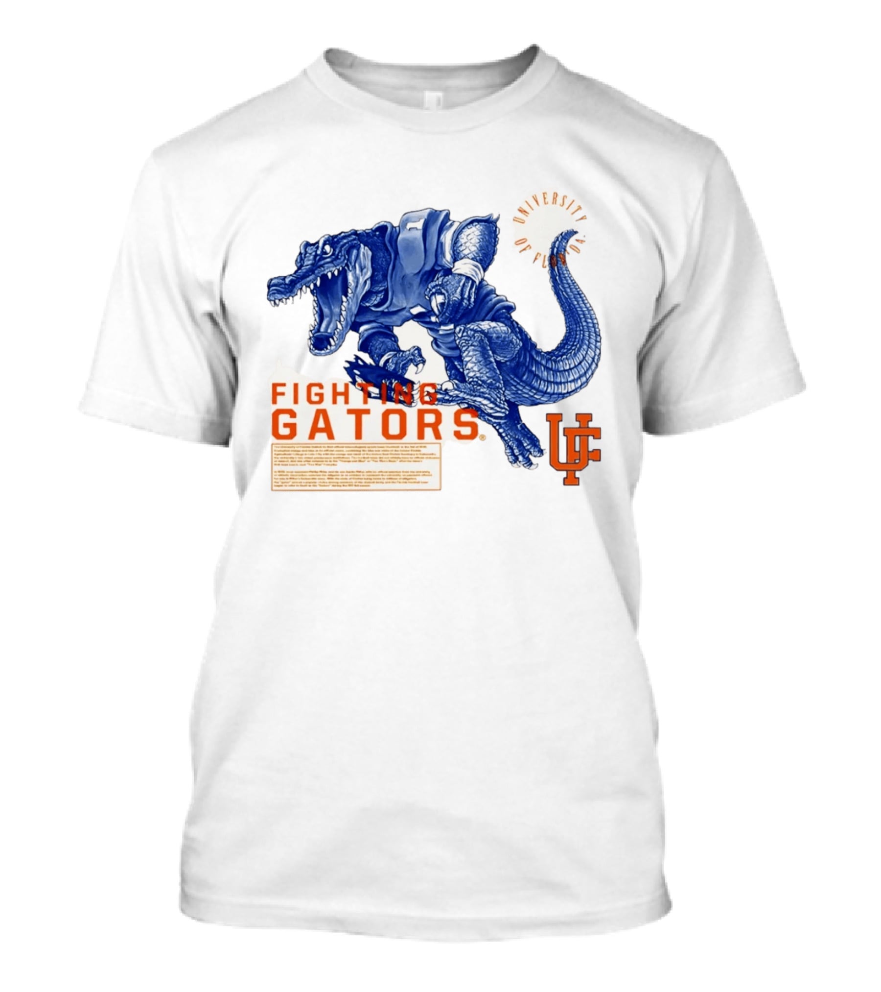 University Of Florida Fighting Gators History Of The Gator T-Shirt
