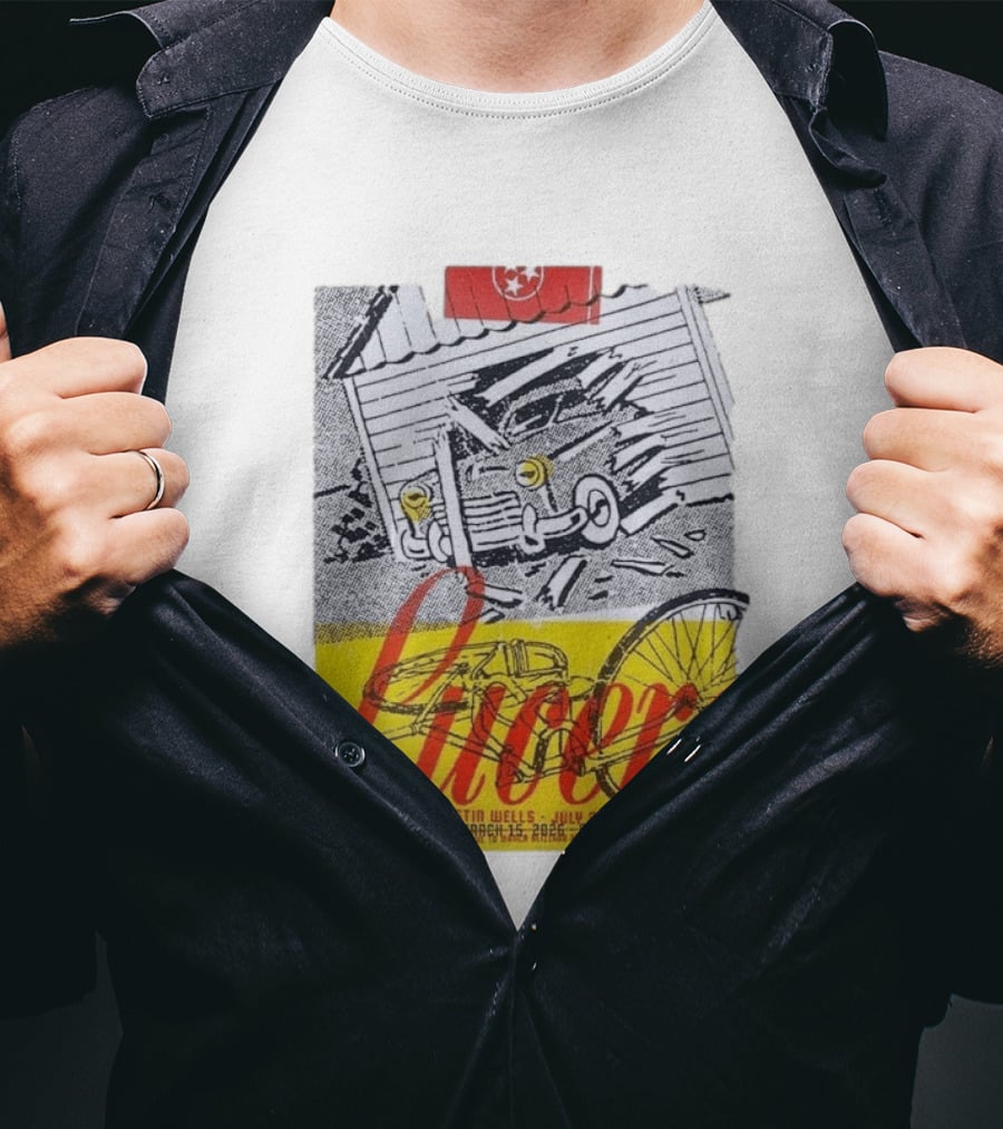 Lucero 20th Anniversary With Justin Wells July 2026 First Avenue MPLS T-Shirt