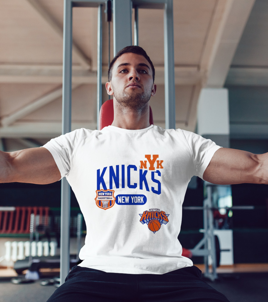 Stephon Marbury Pro Standard New York Knicks NBA Letterman NYK T-Shirt