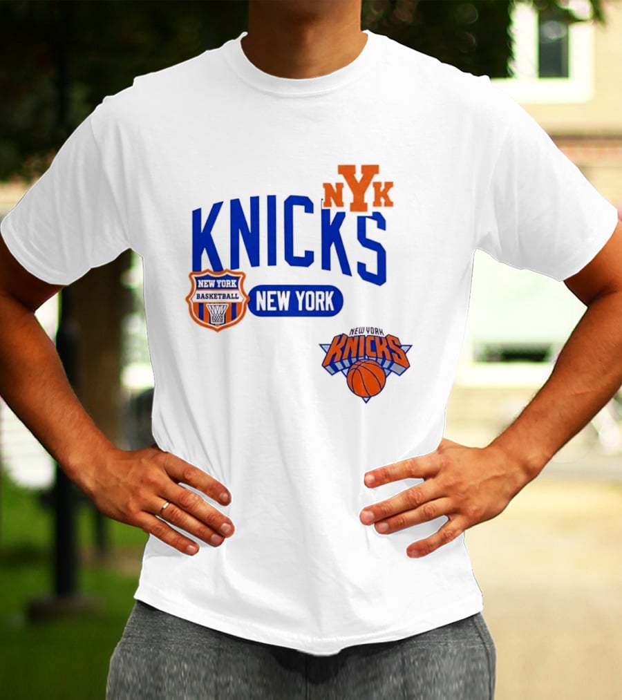 Stephon Marbury Pro Standard New York Knicks NBA Letterman NYK T-Shirt
