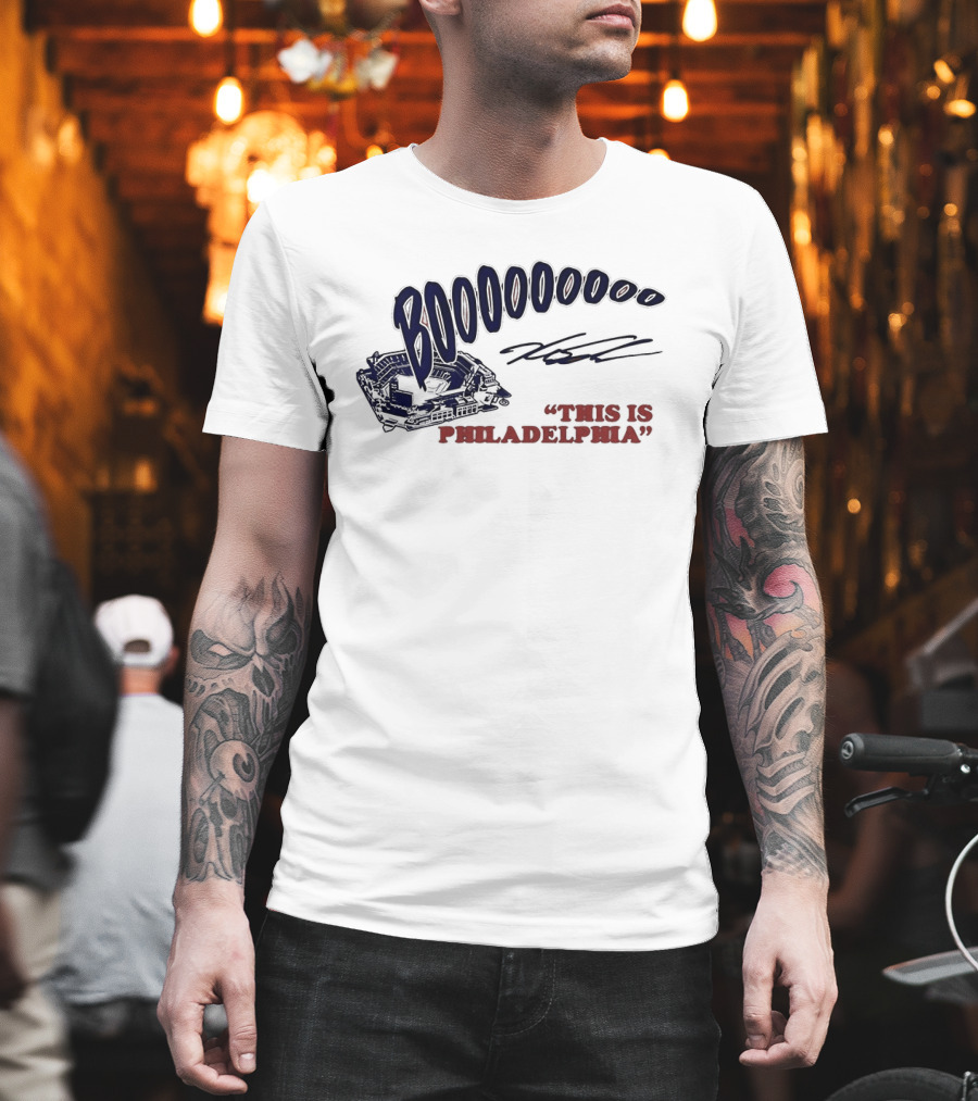 BOOOO This Is Philadelphia Kyle Schwarber Philadelphia Phillies Baseball T-Shirt