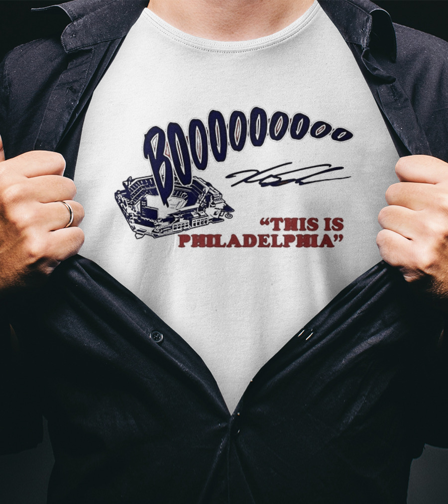 BOOOO This Is Philadelphia Kyle Schwarber Philadelphia Phillies Baseball T-Shirt