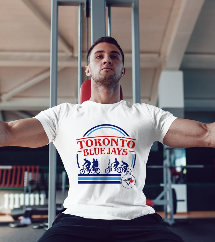 Toronto Blue Jays Stranger Things Bike Crew MLB 2026 T-Shirt