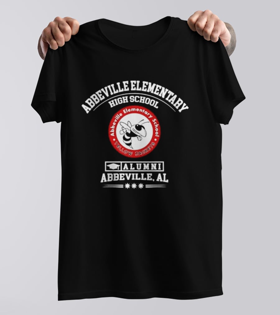 Abbeville Elementary High School Yellow Jackets Alumni Abbeville AL T-Shirt