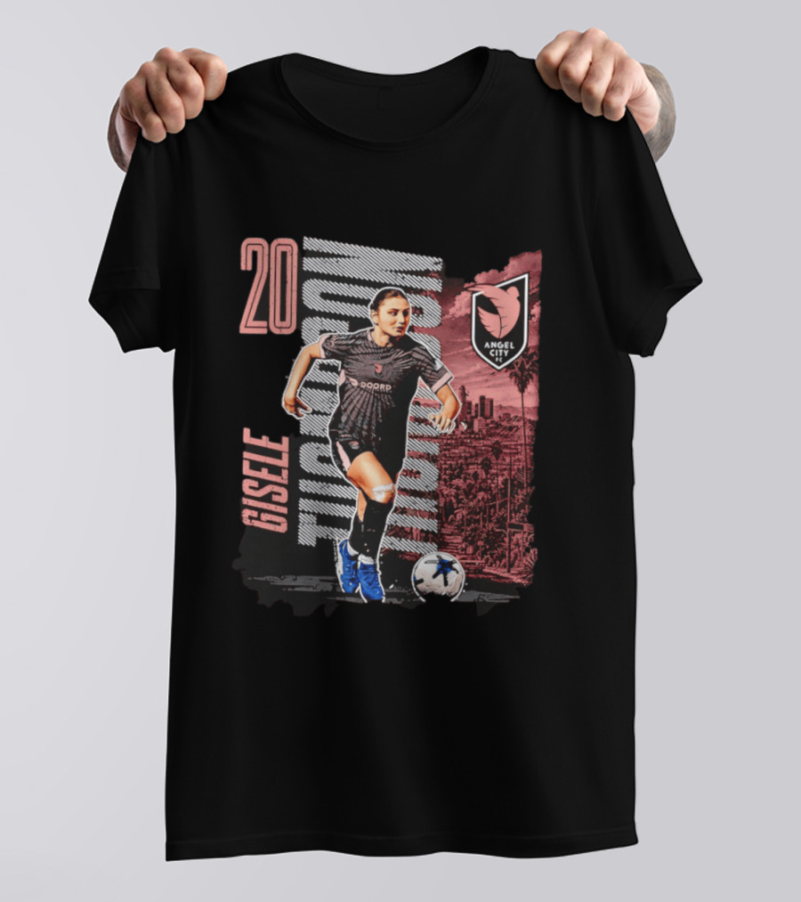 20 Gisele Thompson Angel City FC Soccer Skyline T-Shirt