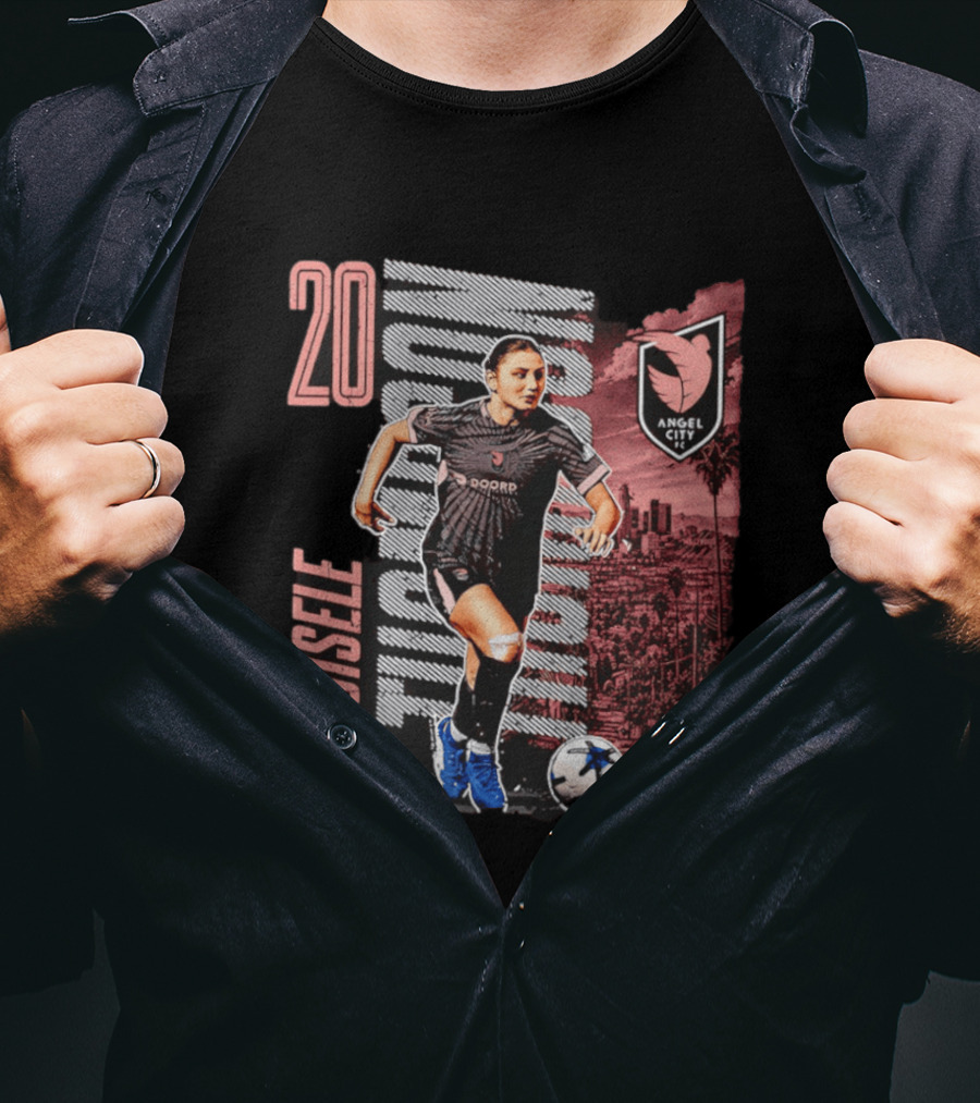 20 Gisele Thompson Angel City FC Soccer Skyline T-Shirt