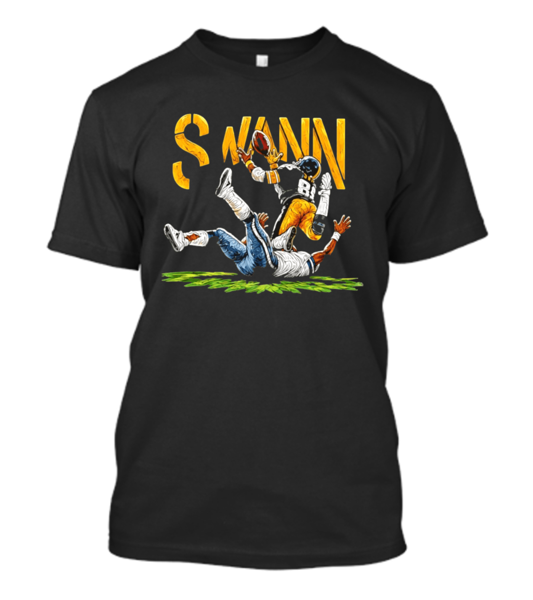 Lynn Swann 88 Pittsburgh Steelers Football Catch Painting T-Shirt