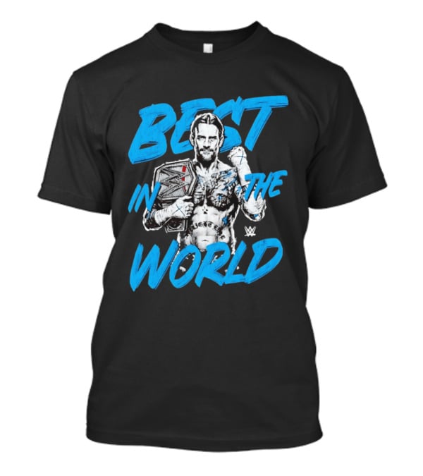 CM Punk Best In The World WWE Champion Sketch T-Shirt