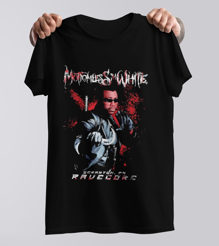 Motionless In White Blood Rave Scranton PA Ravecore T-Shirt