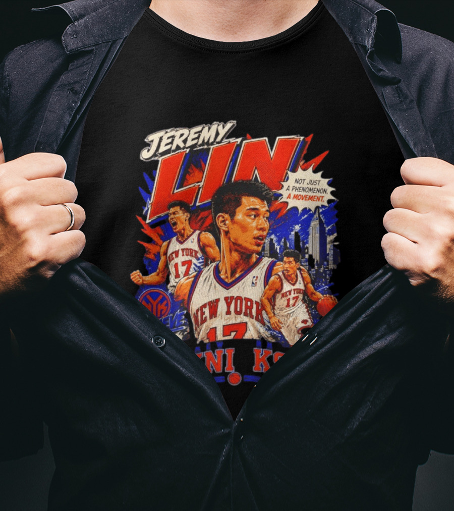 Jeremy Lin New York Knicks Linsanity Believe Hard Work Faith Possibilities Phenomenon Movement T-Shirt