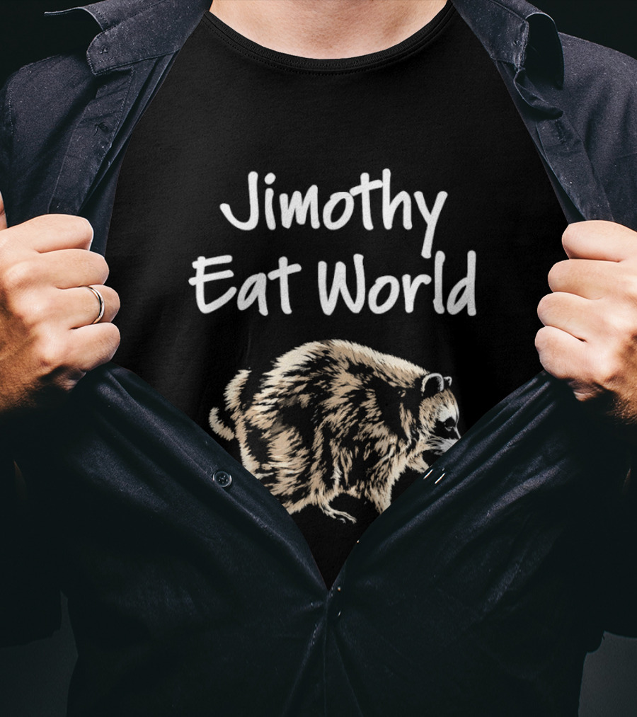 Jimothy Eat World Raccoon Seattle Meme T-Shirt