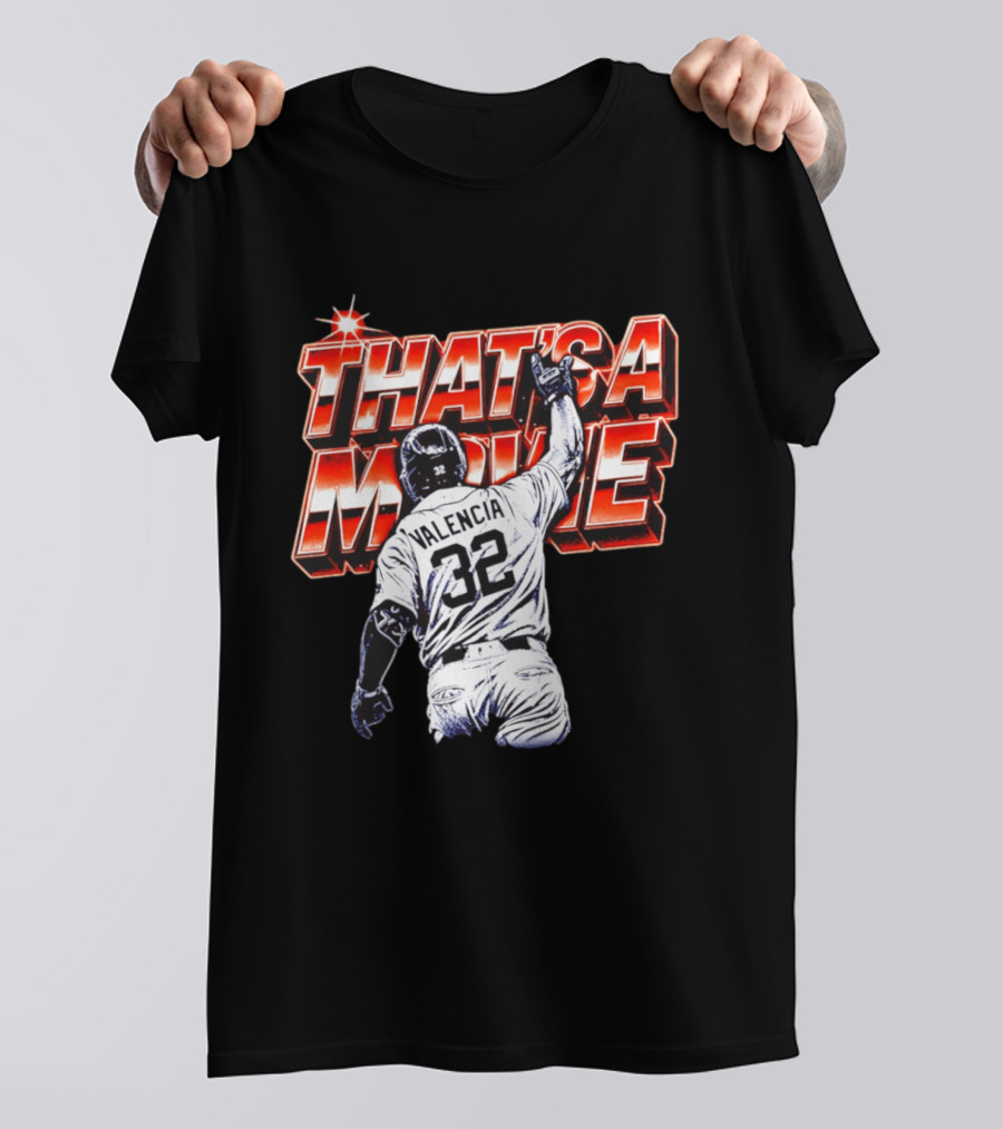 Eduardo Valencia 32 Detroit Tigers That's A Movie T-Shirt