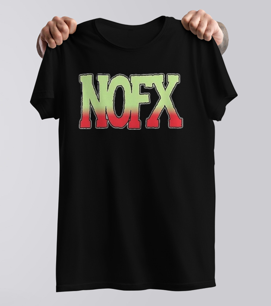 NOFX Ribbed Tour 1991 Vintage Style Nostalgic Punk Band Merch T-Shirt