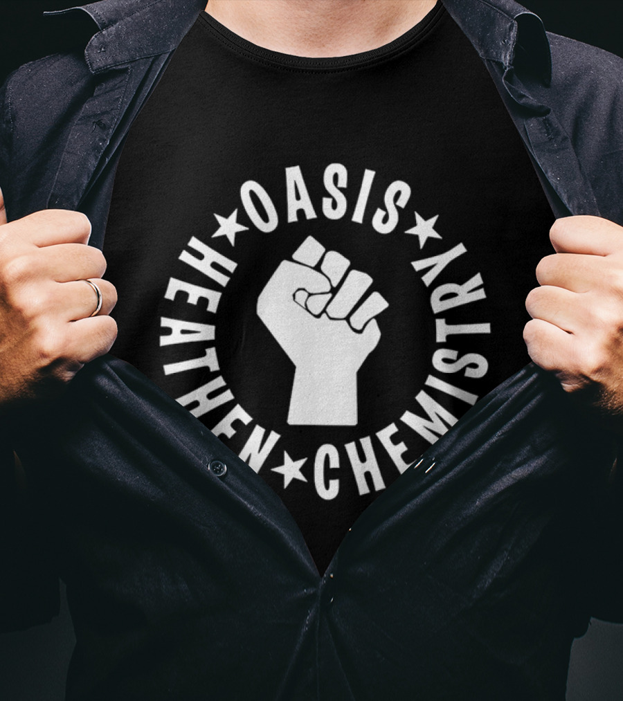 Oasis Heathen Chemistry Fist T-Shirt