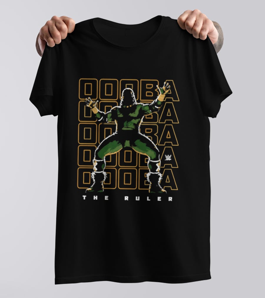 Ooba Chant Pose The Ruler WWE T-Shirt