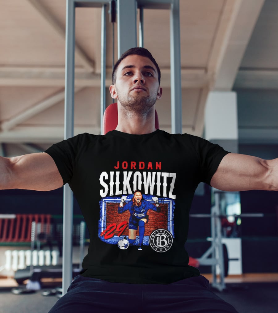 Jordan Silkowitz Bay Football Club #29 Soccer Player T-Shirt