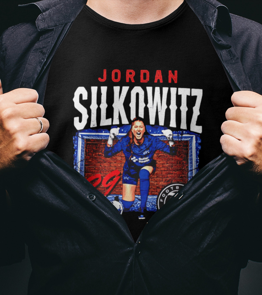 Jordan Silkowitz Bay Football Club #29 Soccer Player T-Shirt