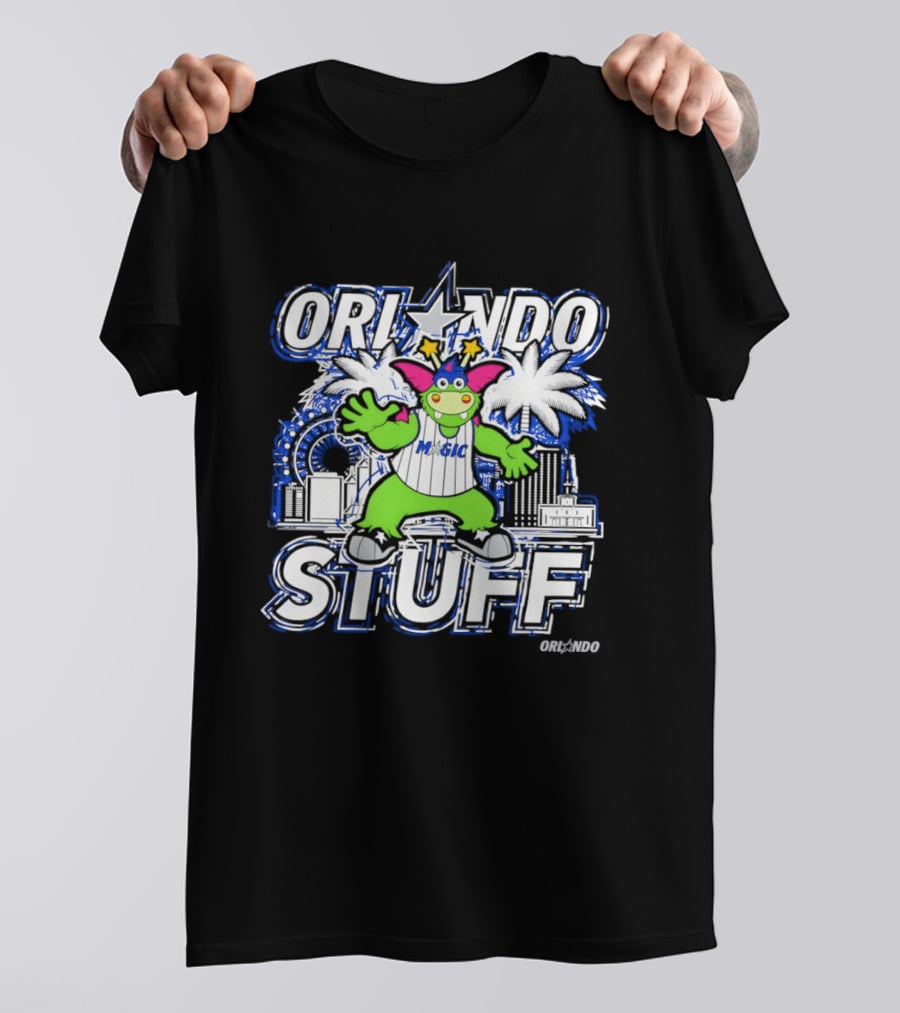 Orlando Magic Stuff Mascot NBA Basketball Fantasy Fun T-Shirt