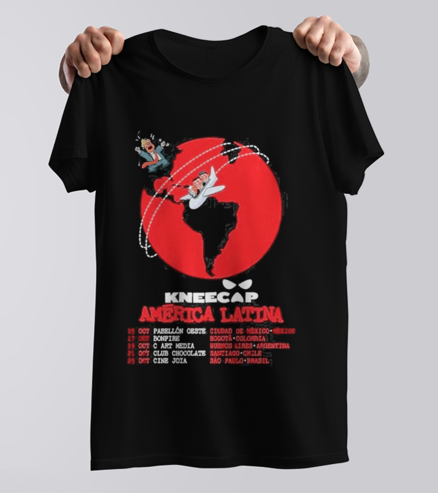 Kneecap América Latina 2026 Tour Dates Oct 15 Mexico City Bogotá Buenos Aires Santiago São Paulo T-Shirt