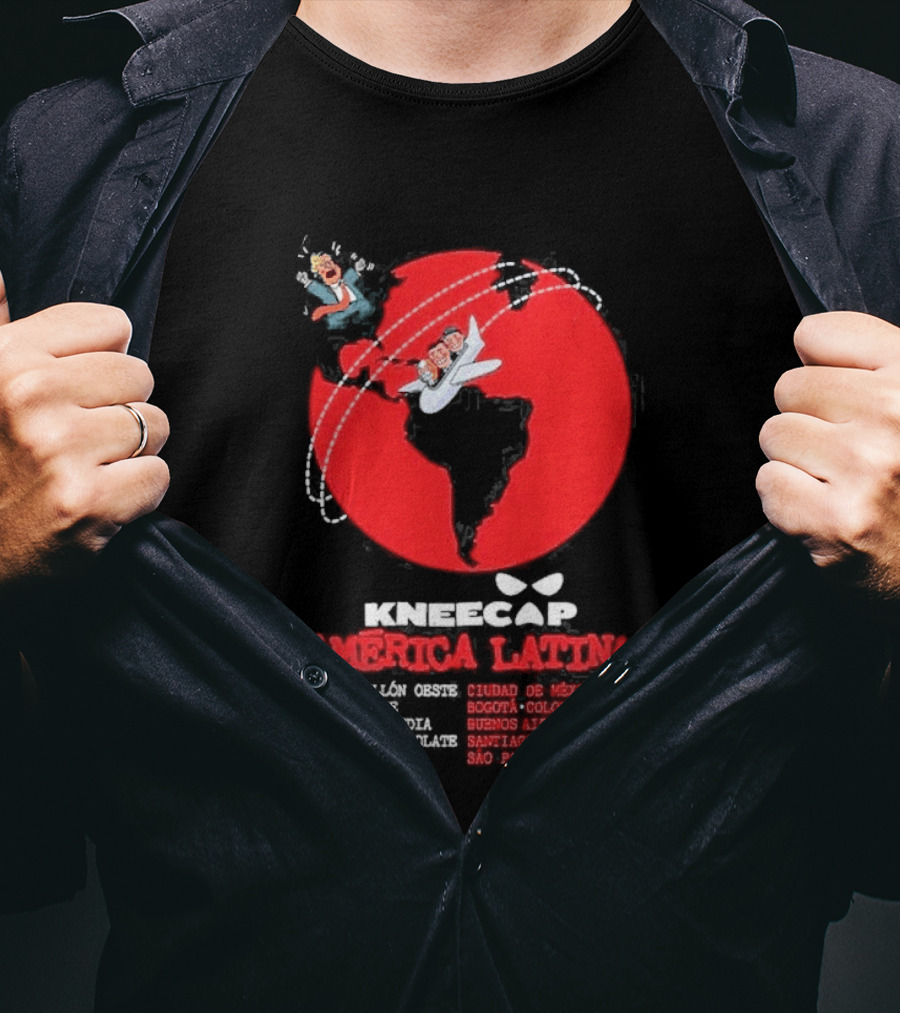 Kneecap América Latina 2026 Tour Dates Oct 15 Mexico City Bogotá Buenos Aires Santiago São Paulo T-Shirt