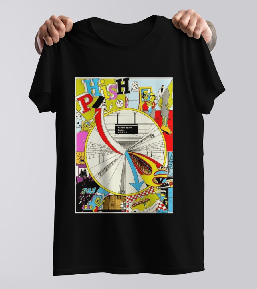 Phish Madison Square Garden NYC July 22 24 25 27 29 2026 T-Shirt