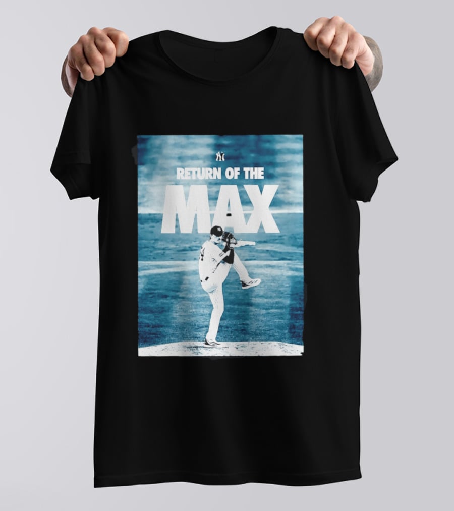 Return Of The Max Fried New York Yankees 54 MLB Pitching Action T-Shirt