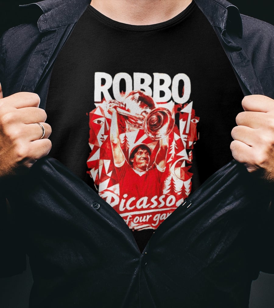 Robbo Picasso Of Our Game Nottm Forest Triumph Celebration T-Shirt