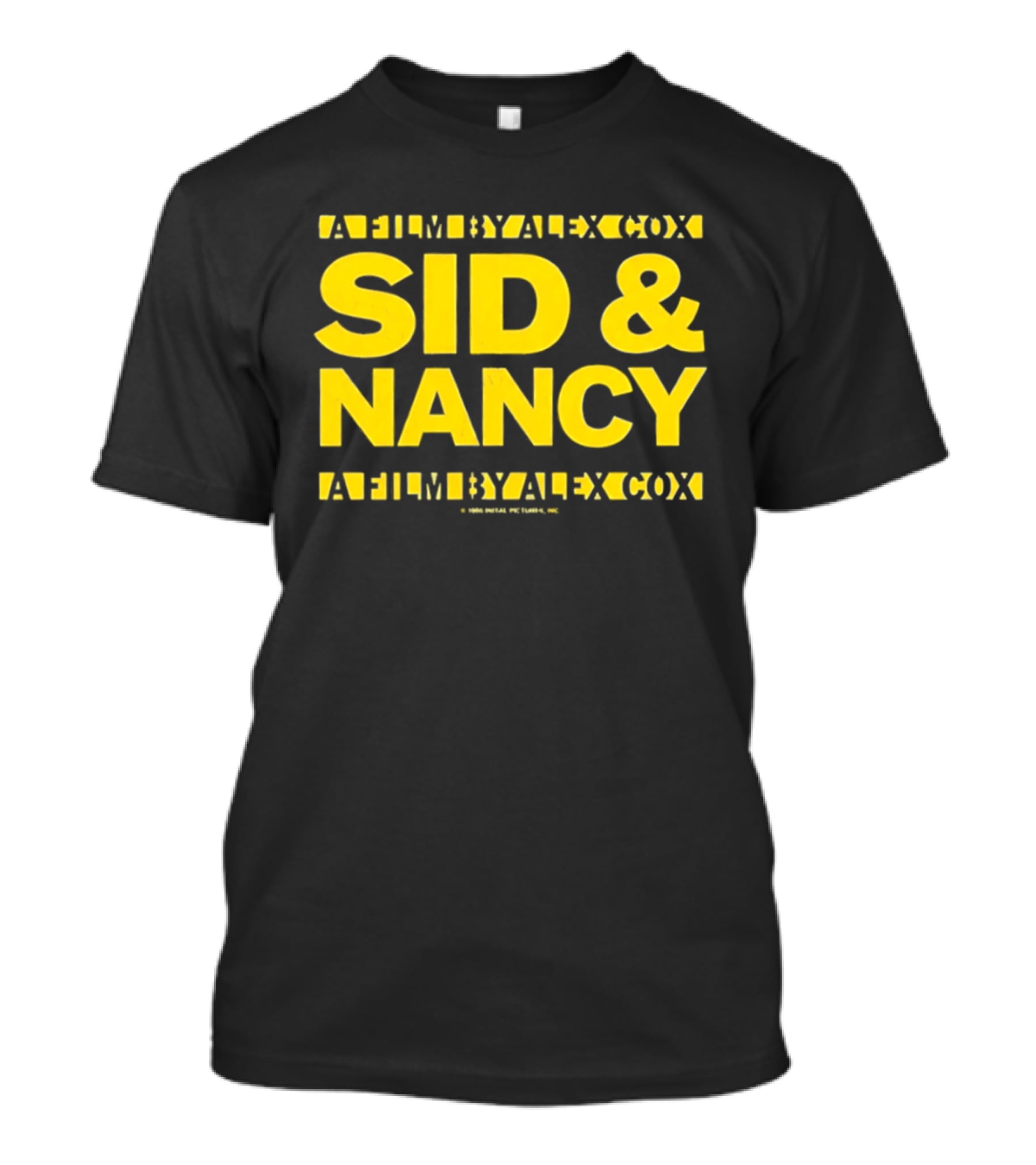 Sid & Nancy Movie Promo Yellow T-Shirt