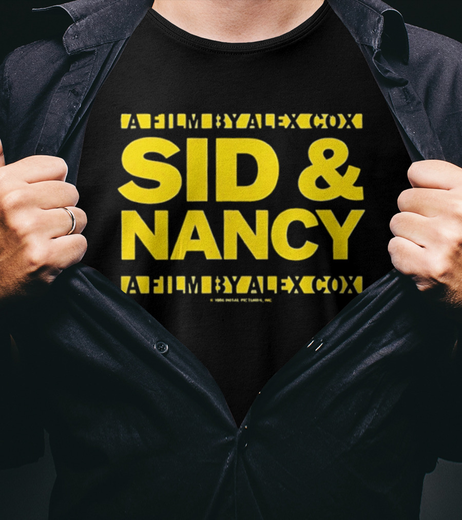 Sid & Nancy Movie Promo Yellow T-Shirt