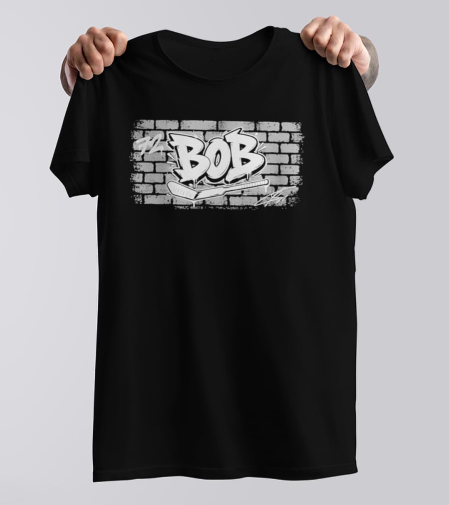 Toronto Sergei Bobrovsky Brickwall Bob Graffiti T-Shirt
