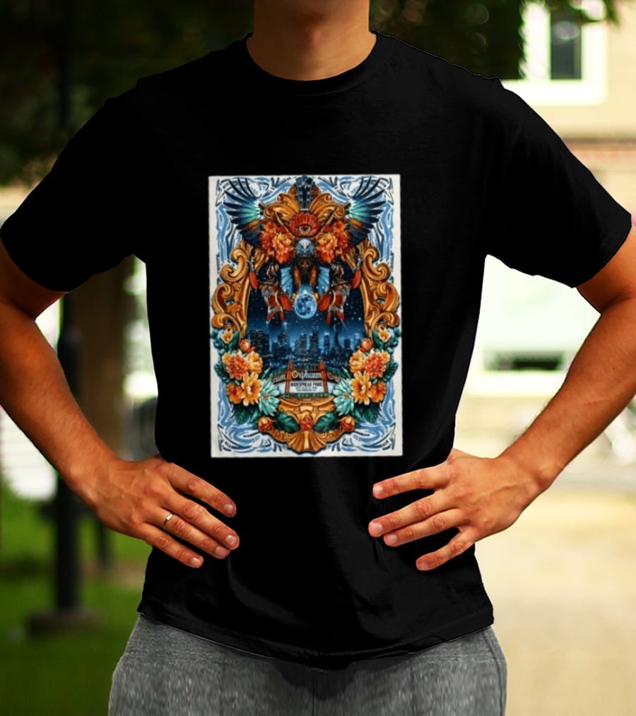 Widespread Panic Orpheum Theatre Los Angeles July 23 25 2026 Tour Vibrant Ornate T-Shirt