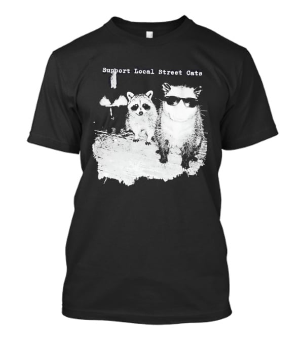 Support Local Street Cats Feline Advocacy T-Shirt