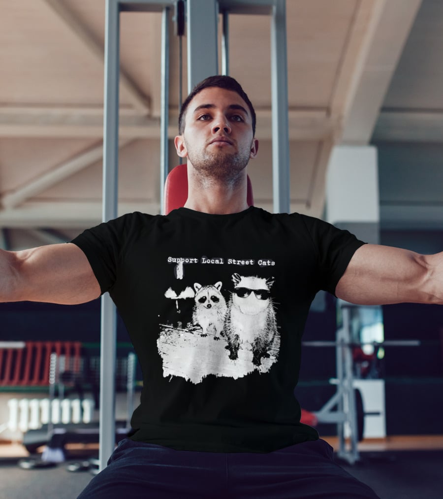Support Local Street Cats Feline Advocacy T-Shirt