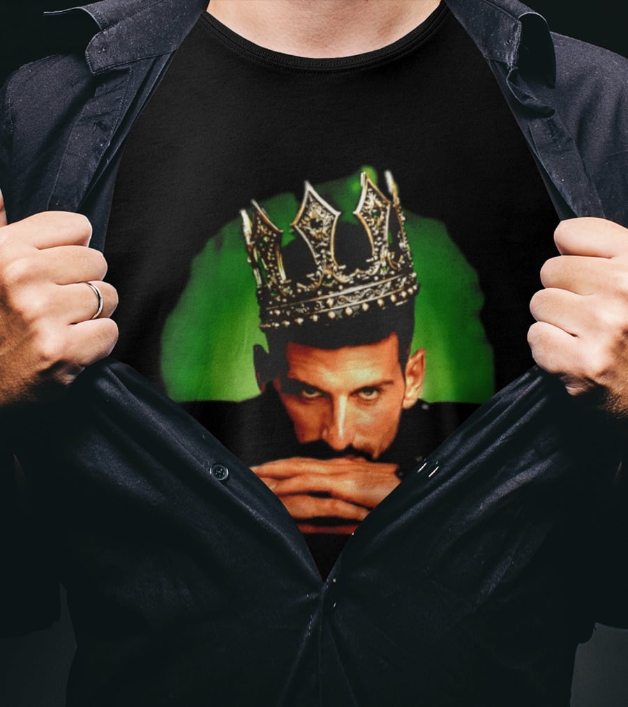 Wimbledon 2026 Novak Djokovic King/Iconic Tennis Champion T-Shirt