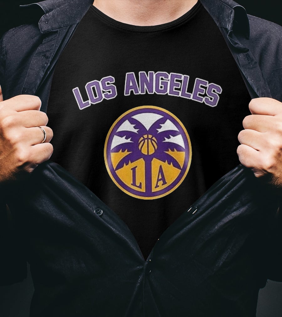 WNBA Los Angeles Sparks Custom Name Edition For Fans T-Shirt