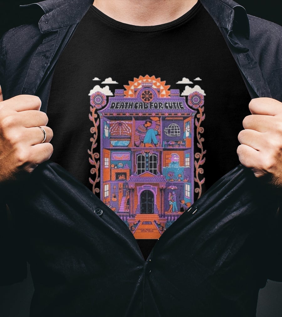 Death Cab For Cutie At Coastal Credit Union Music Park Walnut Creek Raleigh July 22 2026 T-Shirt