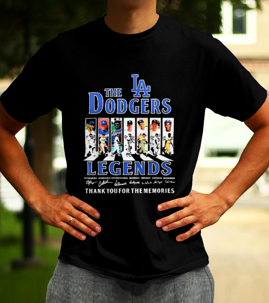 The Dodgers Legends Thank You For The Memories Icons LA T-Shirt