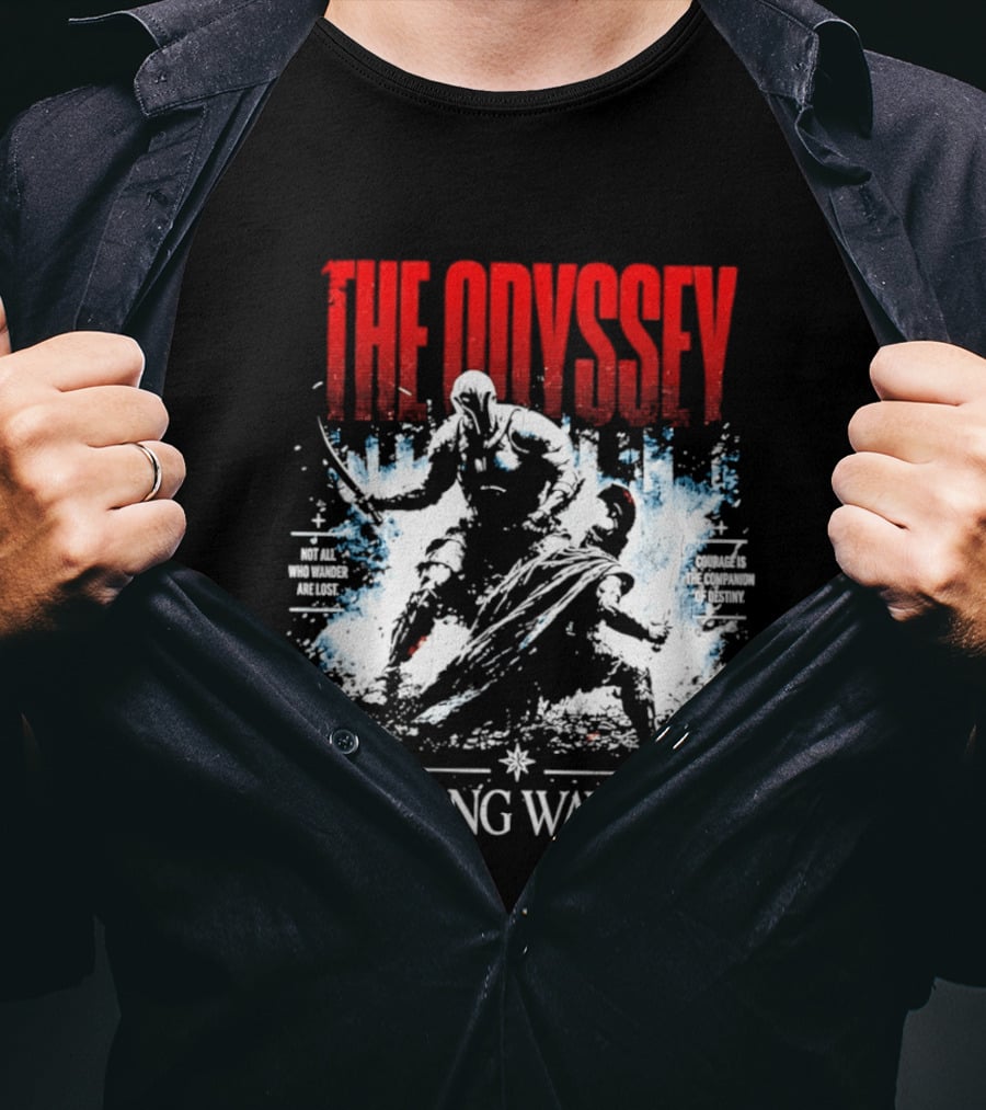The Odyssey The Long Way Home Skiing Adventure T-Shirt