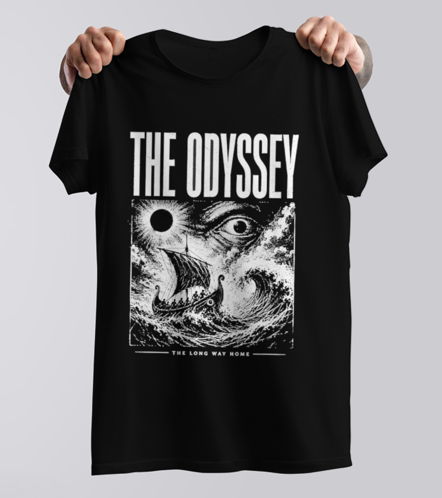 The Odyssey The Long Way Home Greek Mythology Sea Adventure T-Shirt