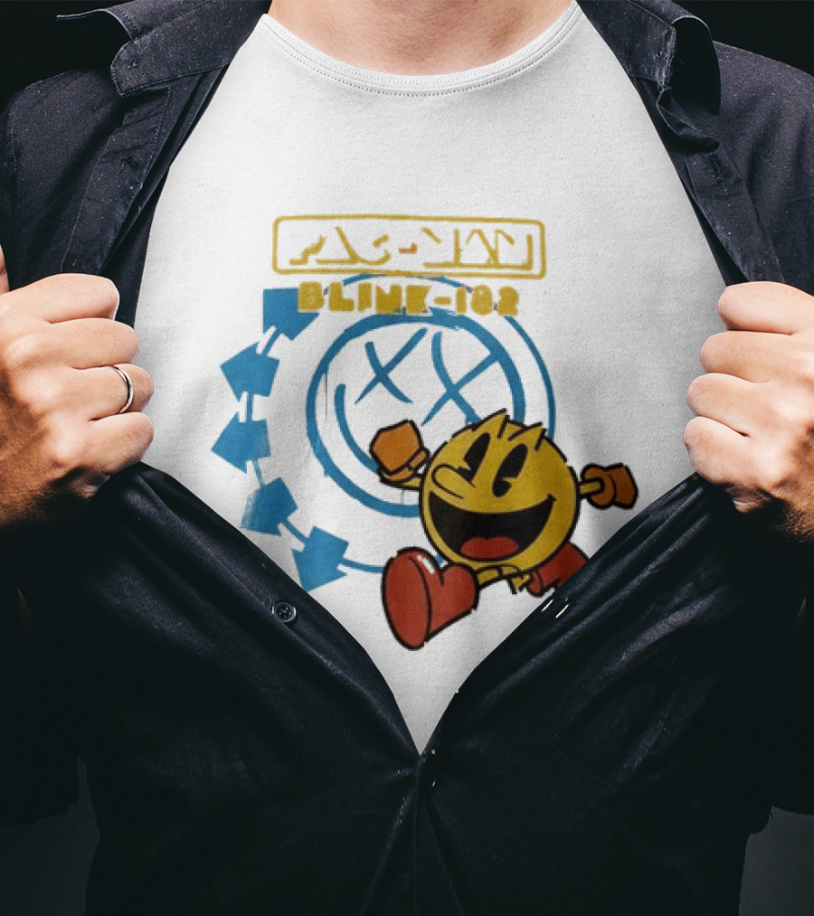 Pac Man Blink 182 San Diego Comic Con 2026 Collaboration T-Shirt