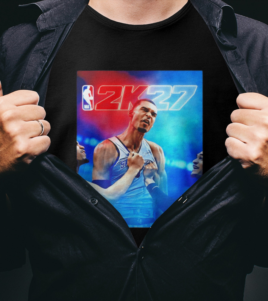 NBA 2K27 Victor Wembanyama San Antonio Spurs T-Shirt