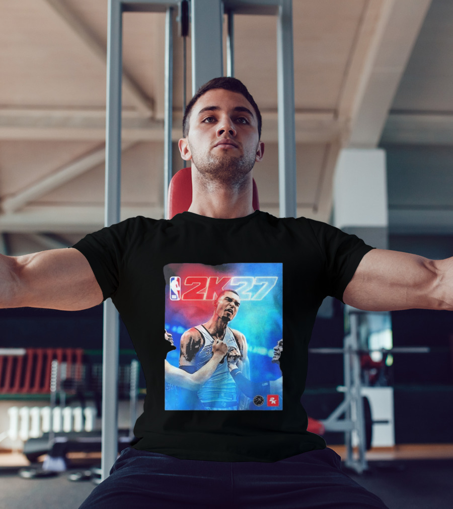 Victor Wembanyama NBA 2K27 Cover Athlete Basketball Gaming 2K Sports T-Shirt