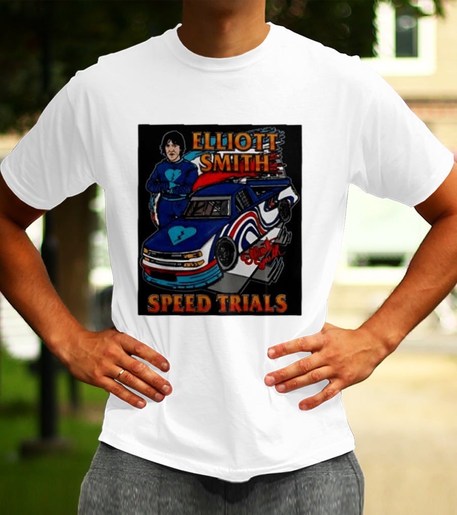 Elliott Smith Speed Trials Racing Car T-Shirt