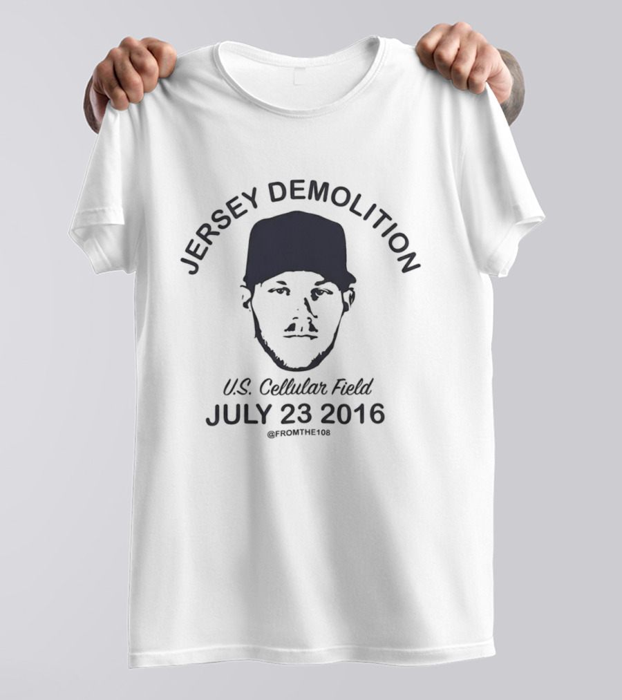 Jersey Demolition Event U.S. Cellular Field July 23 2016 T-Shirt