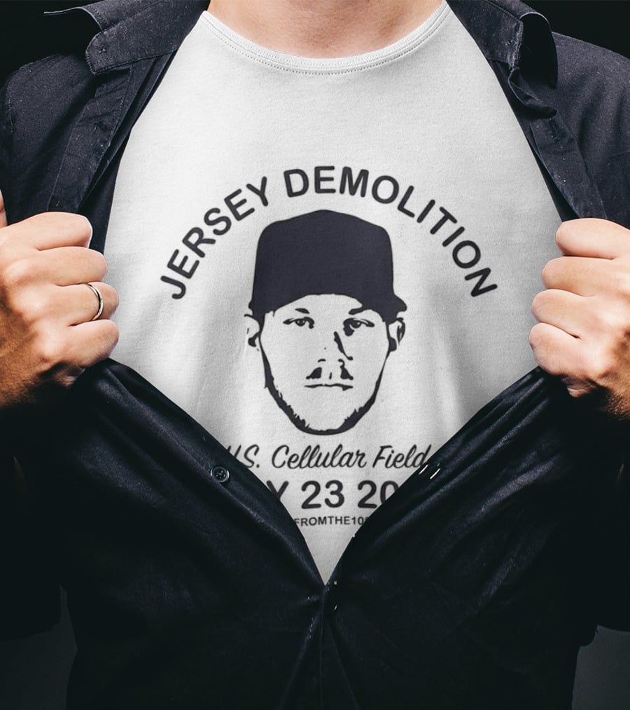 Jersey Demolition Event U.S. Cellular Field July 23 2016 T-Shirt