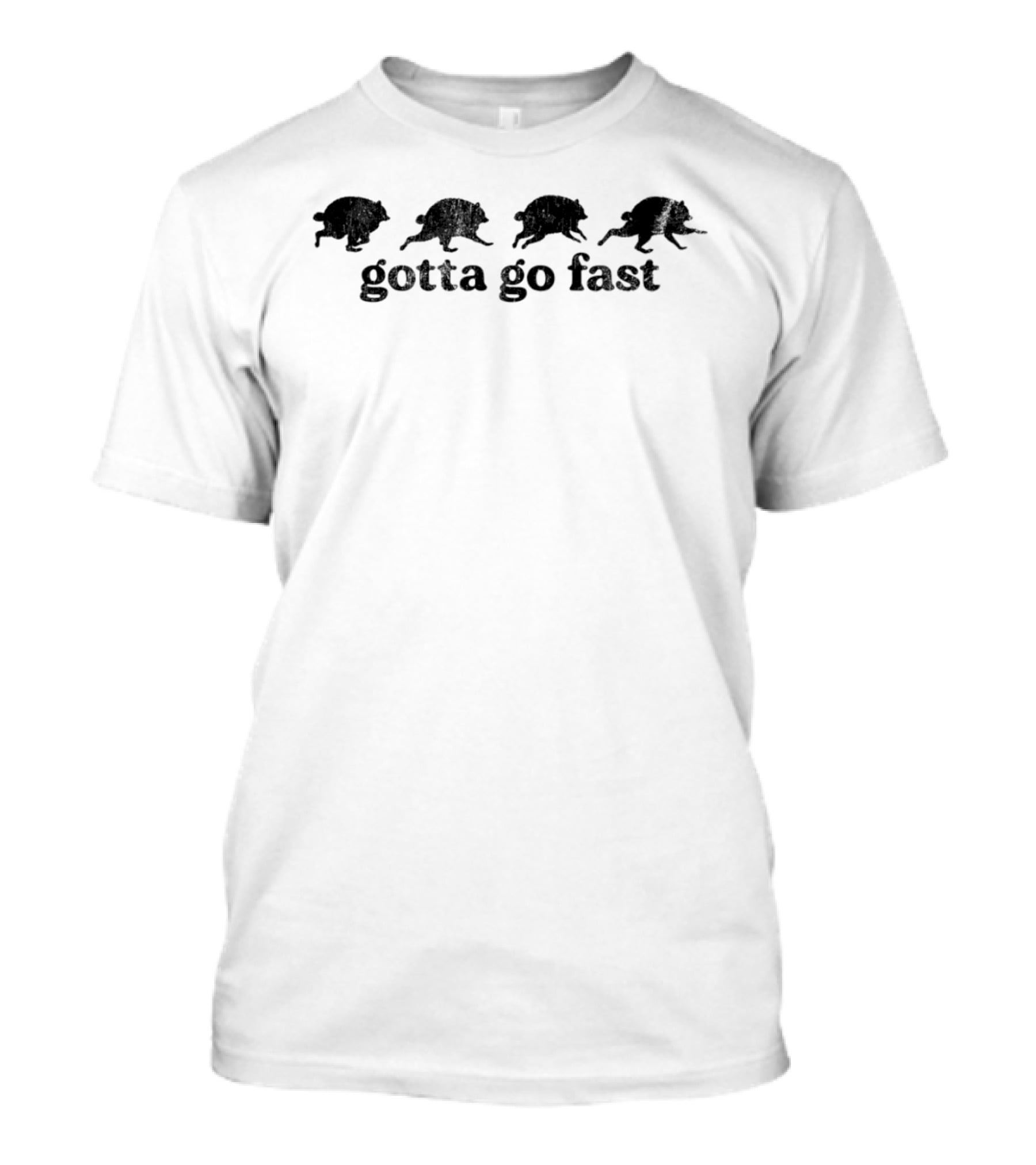 Jimothy Raccoon Gotta Go Fast Cartoon Running Sequence T-Shirt
