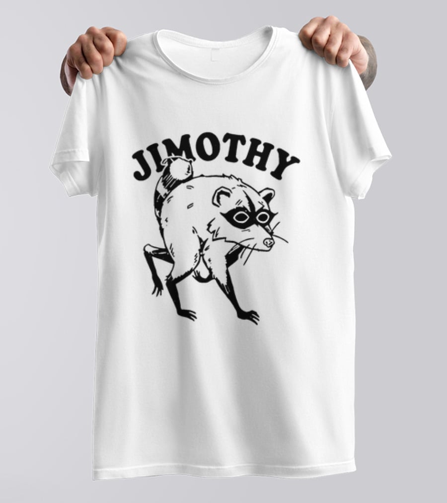 Jimothy Raccoon Doodle Sketch T-Shirt