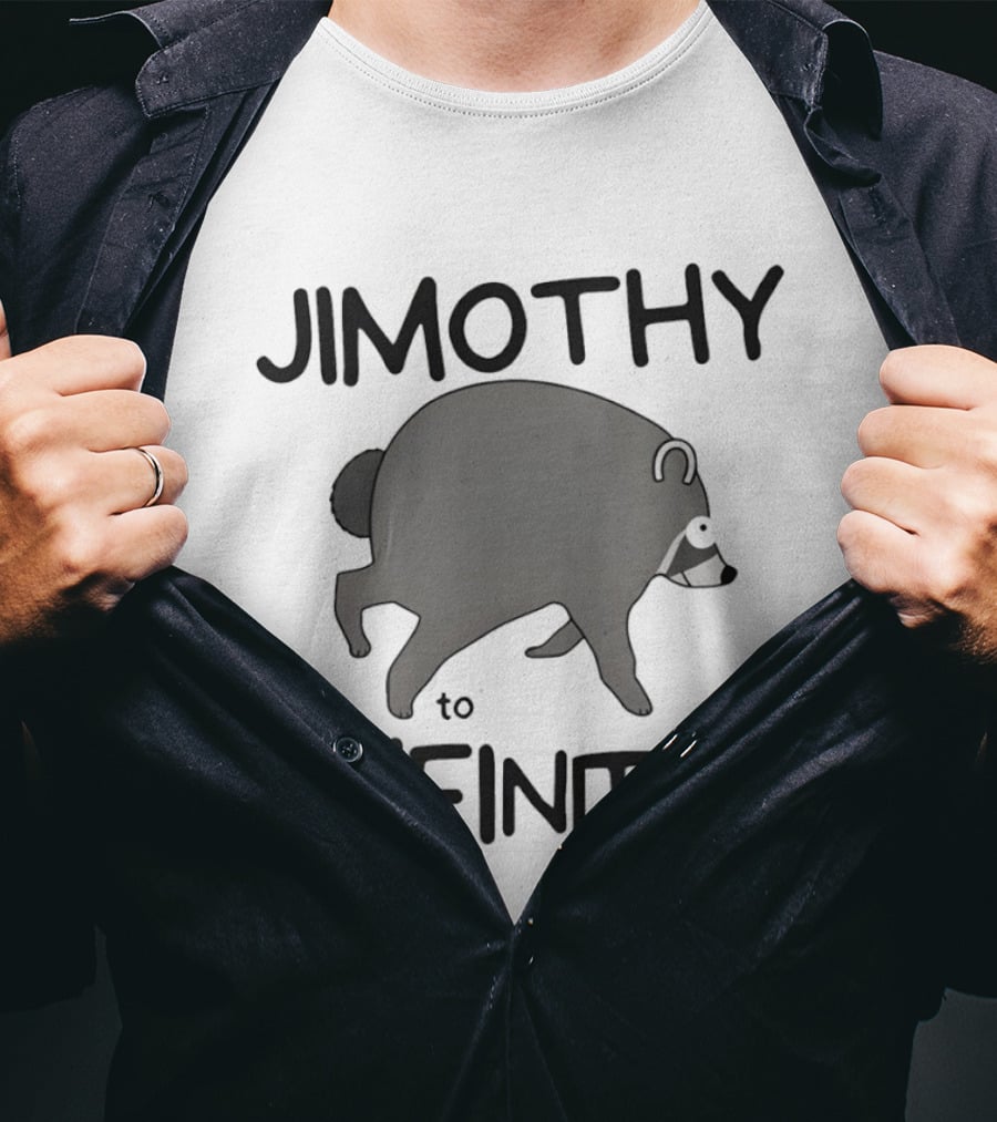 Jimothy Raccoon To Infinity T-Shirt