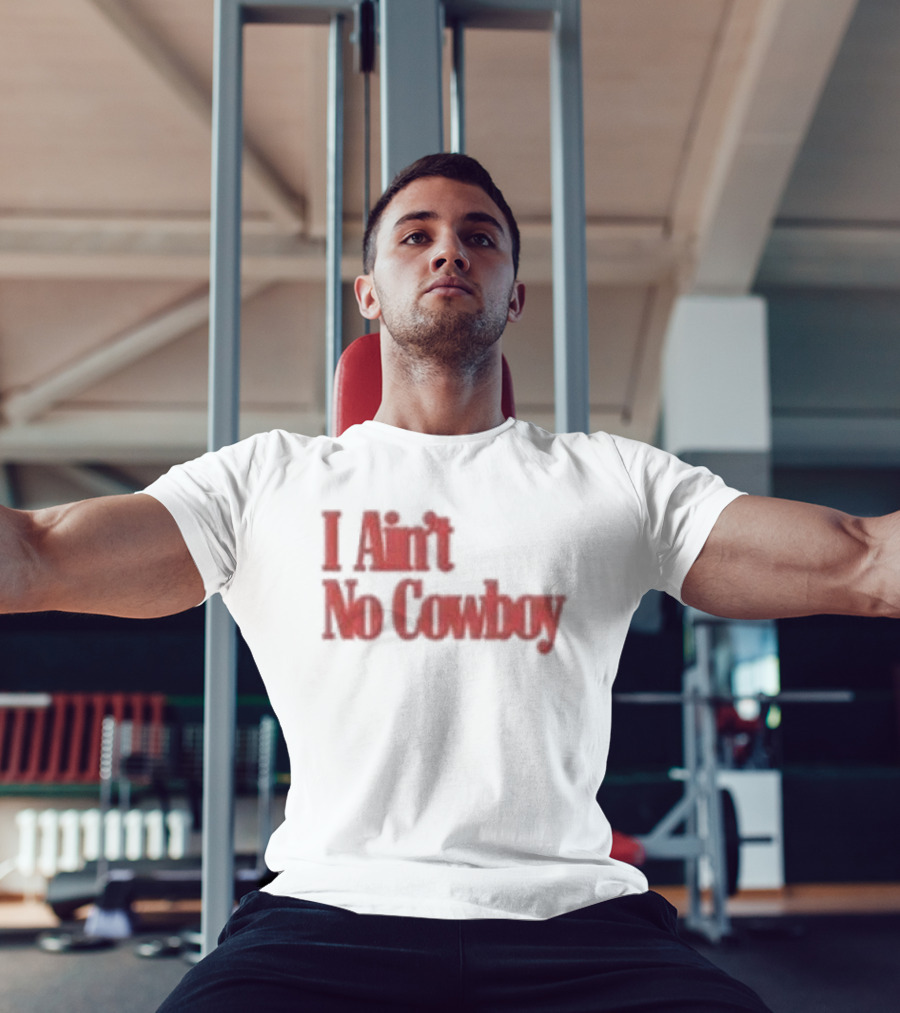 Luke Combs Nicole I Ain't No Cowboy Bold Red T-Shirt