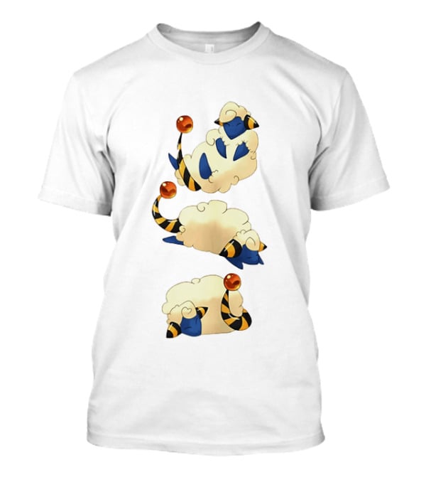 Mareep Trio In Sleepy Poses Cozy Nights T-Shirt